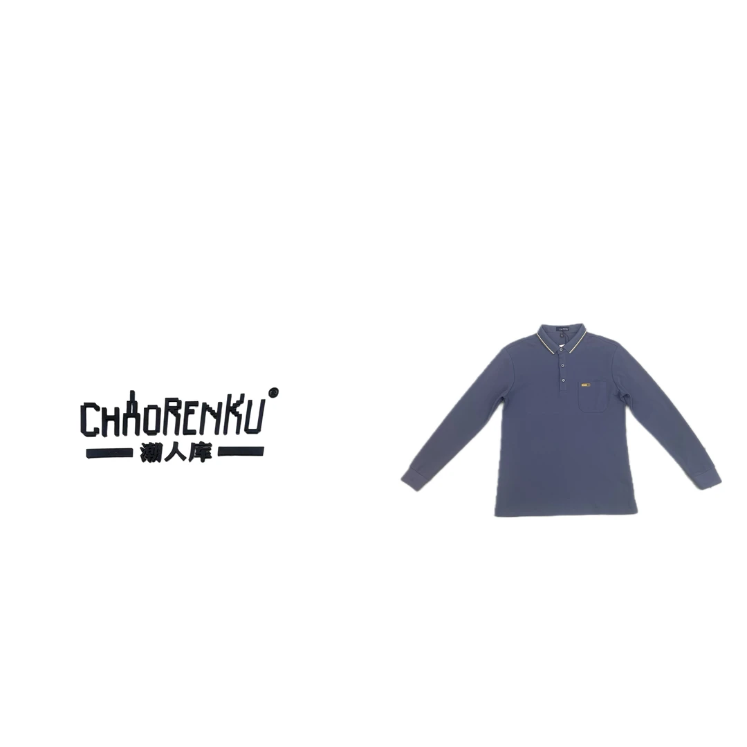 -潮人库-（品牌）秋冬季男士时尚休闲POLO衫气质百搭男长袖