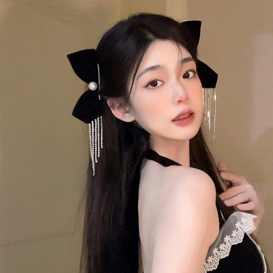 3031新款精致百搭款时尚流苏边夹