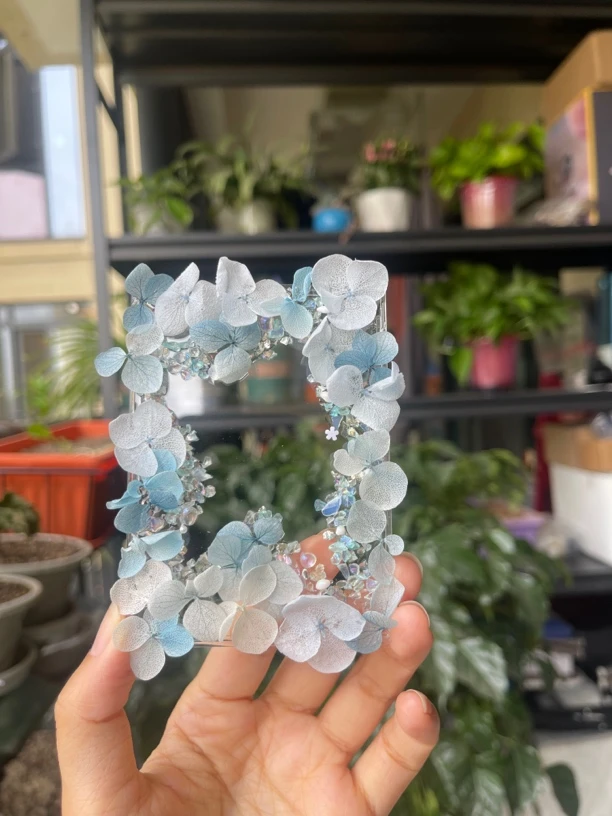 蓝色花卡砖，纯手工制品三寸小卡小马宝莉卡砖成品