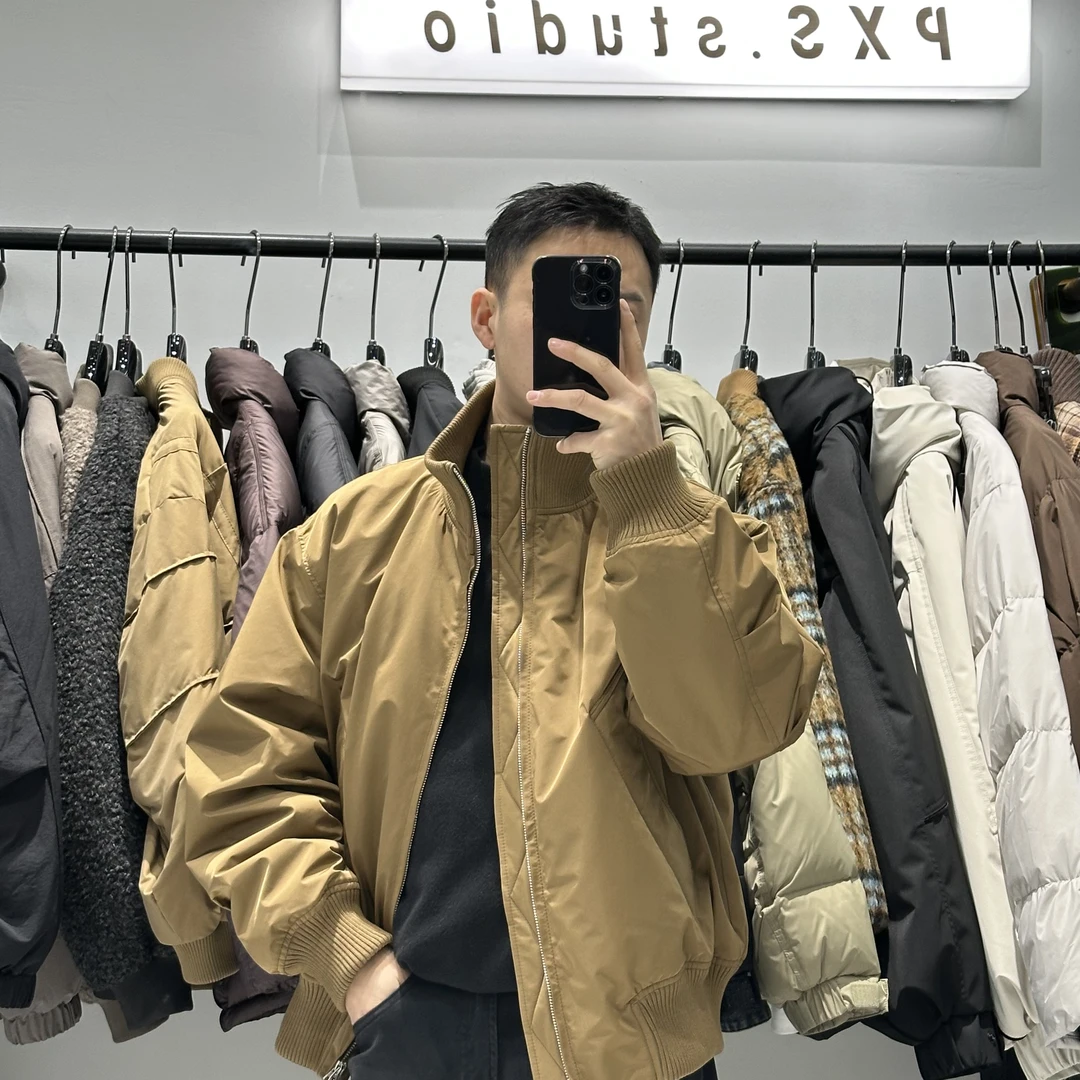 Sufeng美式立领简约大气90绒羽绒服8823