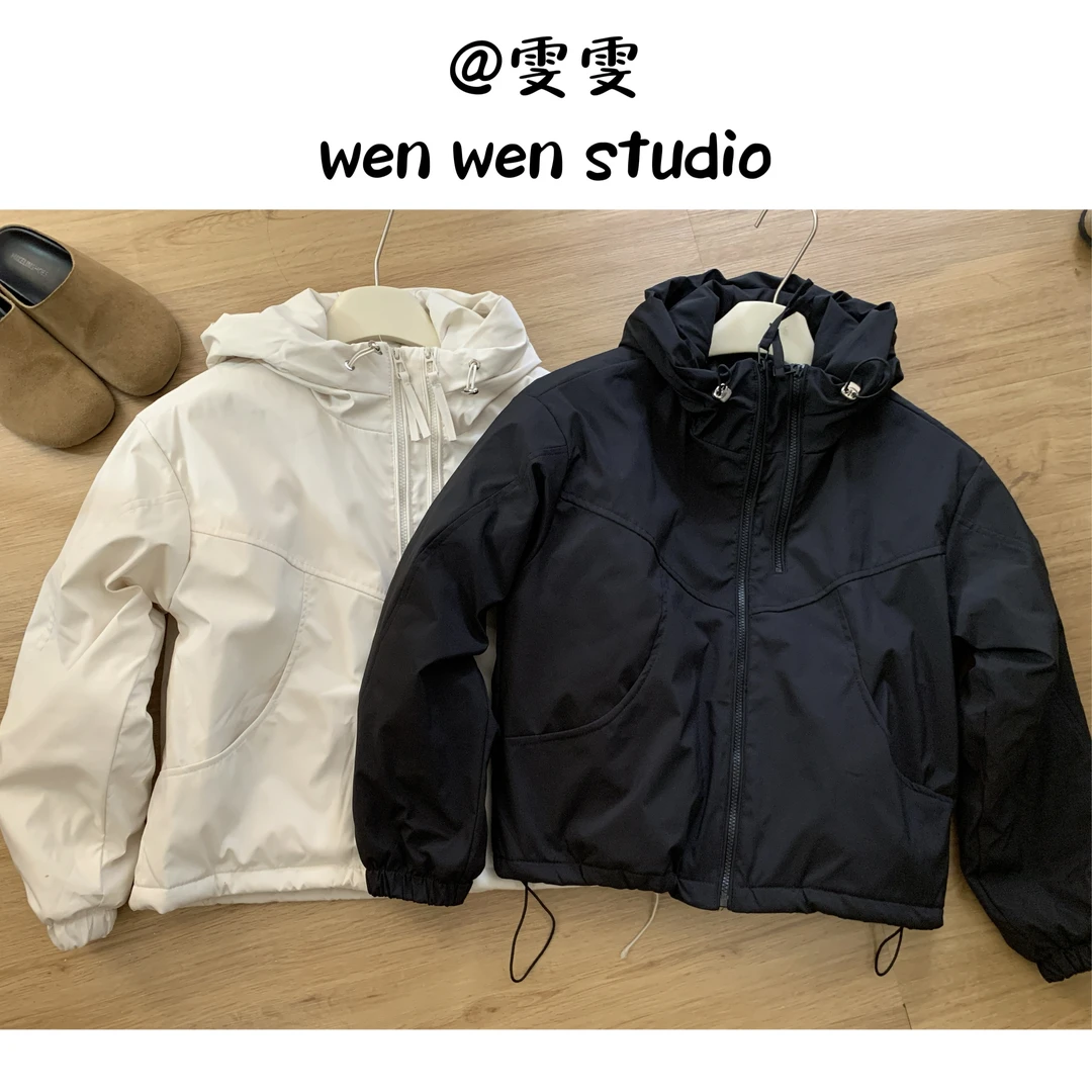 【雯雯】乘风而来  新款夹棉冲锋衣外套