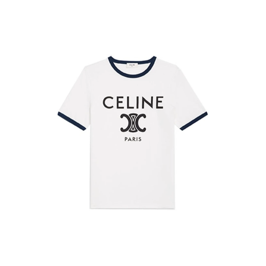 全新未使用 Celine/思琳 【卿卿】TP023380平纹针织T恤