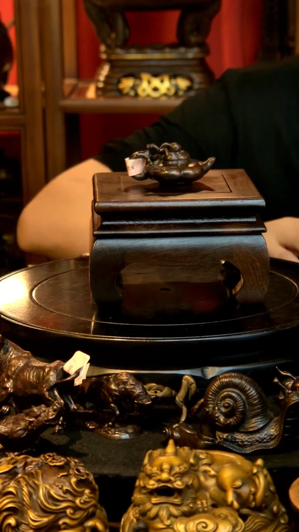 【闪购商品】摆件南瓜壶  硅青铜      苏冠青