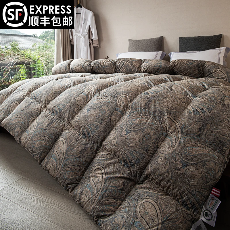 水星高端系列家纺五星级酒店羽绒被95白鹅绒冬被被子被芯鸭绒被单