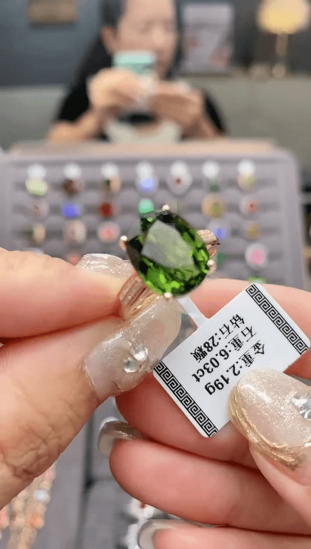 【闪购商品】碧玺戒指18K金镶嵌6.03