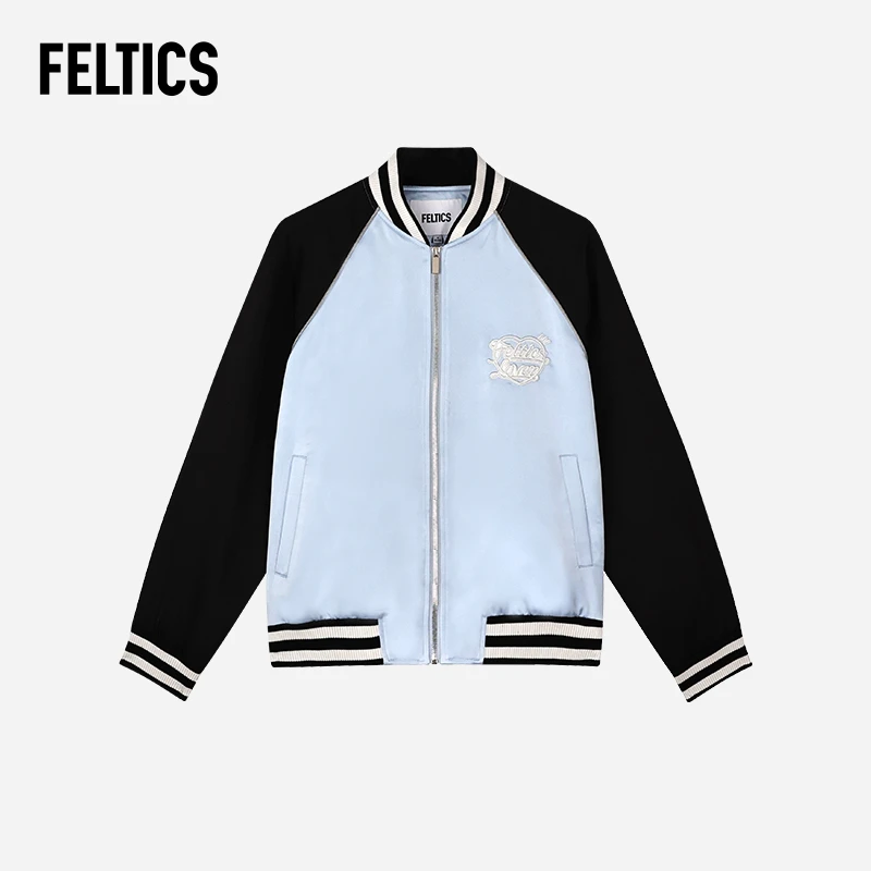 FELTICS新款棒球服男女宽松休闲潮牌短款外套