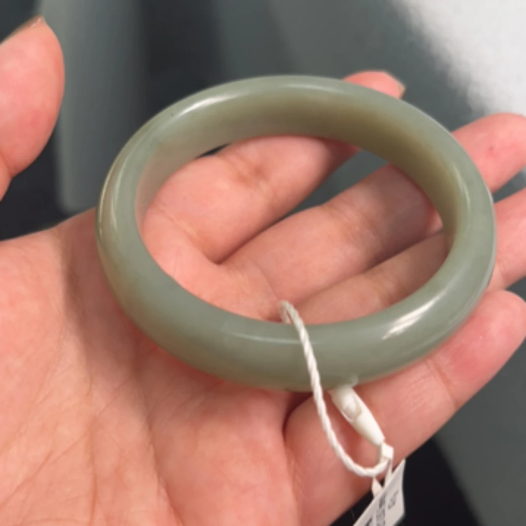 和田玉新疆且末蓝手镯