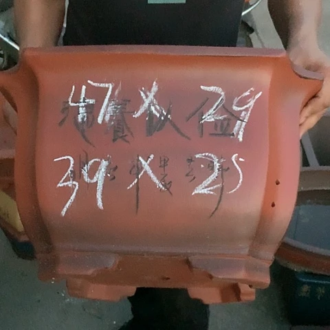 紫砂花盆手工制作