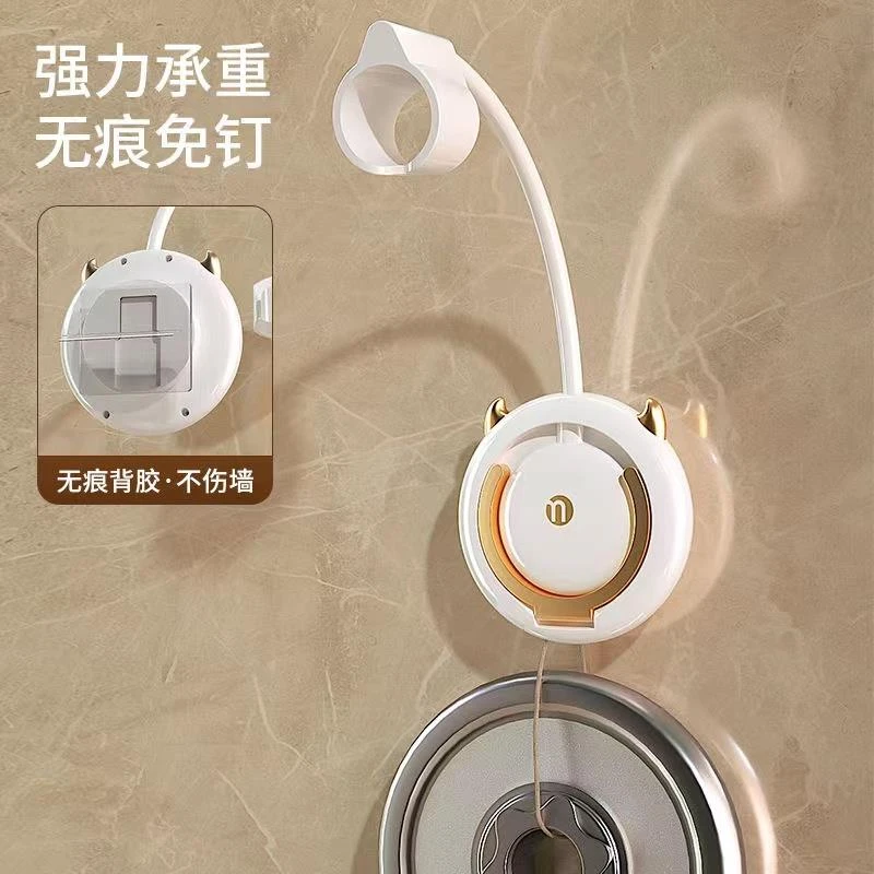 解放双手懒人吹风机支架免打孔无痕壁挂吹风机收纳架卫生间收纳架