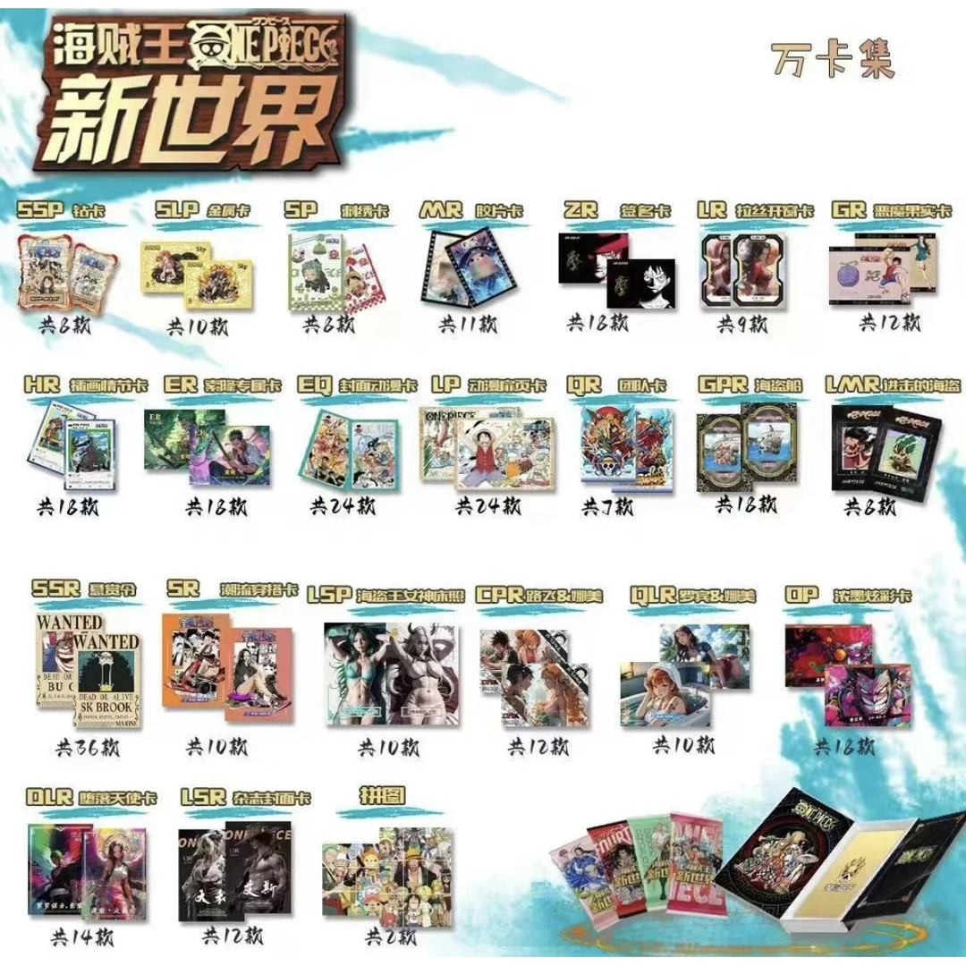 【50包不限】万卡集-海贼王新世界 第一弹动漫盲盒卡收藏(默认代拆)