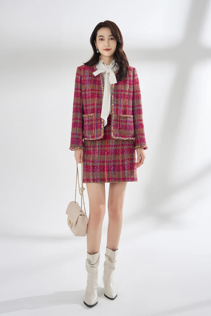 姚领YAOLY复古小香风外套