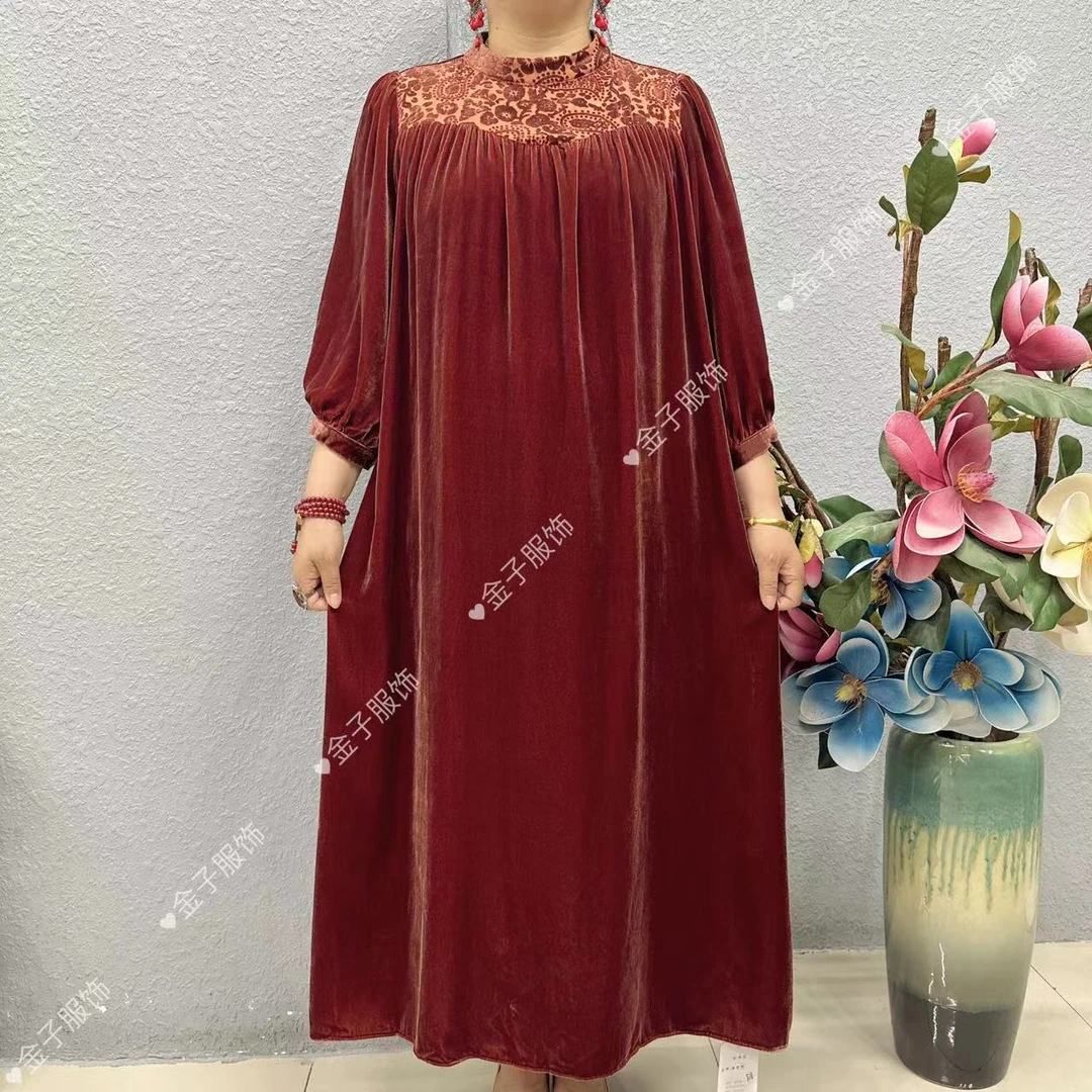 P5-7273款桑蚕丝连衣裙