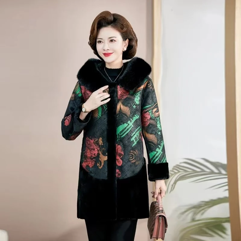 P0-363百搭外套妈妈装时尚女士上衣