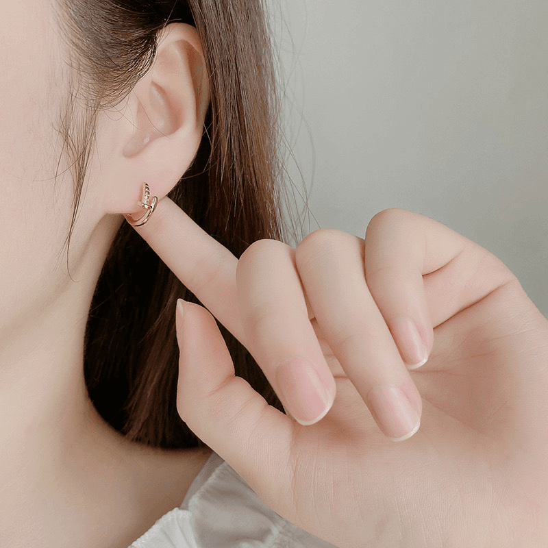铜合金耳饰 东大门气质潮流耳扣个性设计感轻奢超仙高级感A106