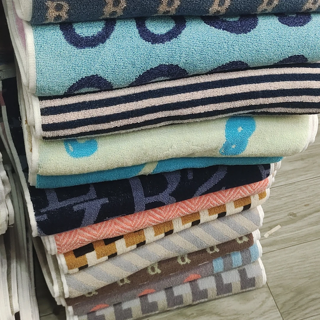 7条装微瑕中巾纯棉，竹纤维吸水柔软亲肤成人儿童混装洗脸毛巾