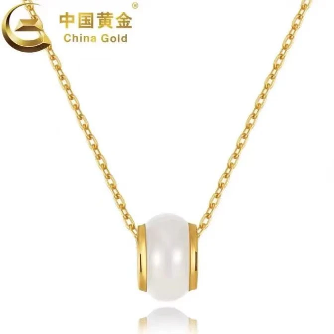 合金项链 路路通古法转运珠项链