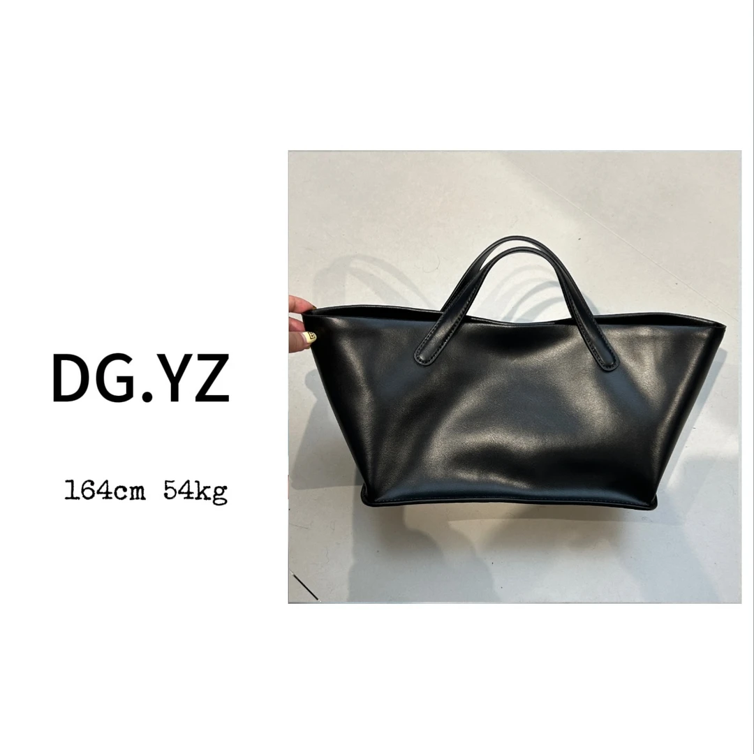 【樱子家】2466F小众长款托特包女大容量通勤腋下包高级感手提包0.0