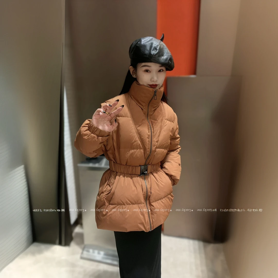2024冬季新款收腰休闲韩系风短款羽绒服标准绒时尚保暖设1881计师