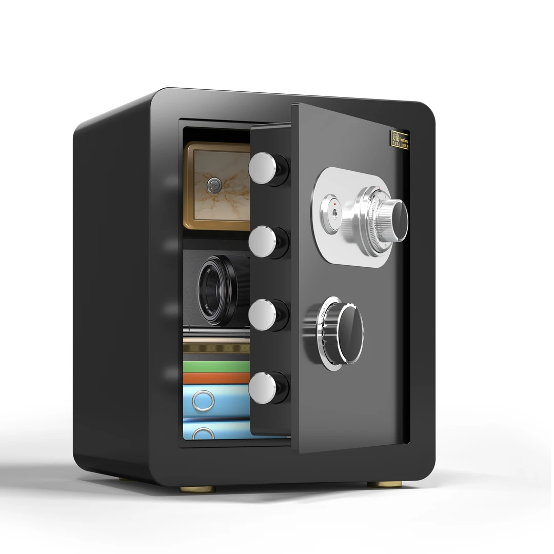 机械锁保险柜家用防盗小型保险箱家庭用床头柜密码隐藏2024新款