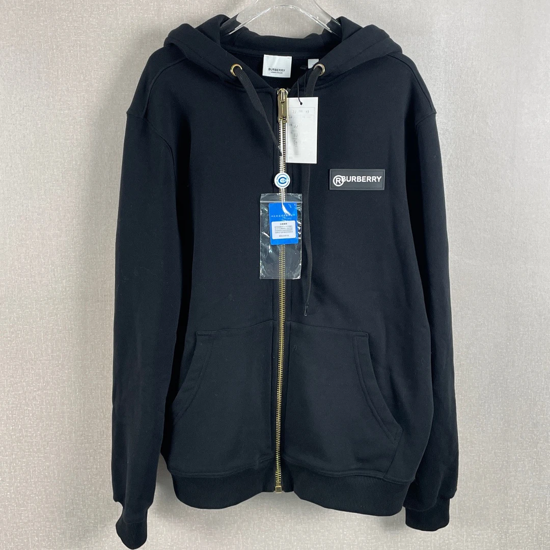 99新  RZ0318 Burberry手臂格纹拉链外套 m 99新