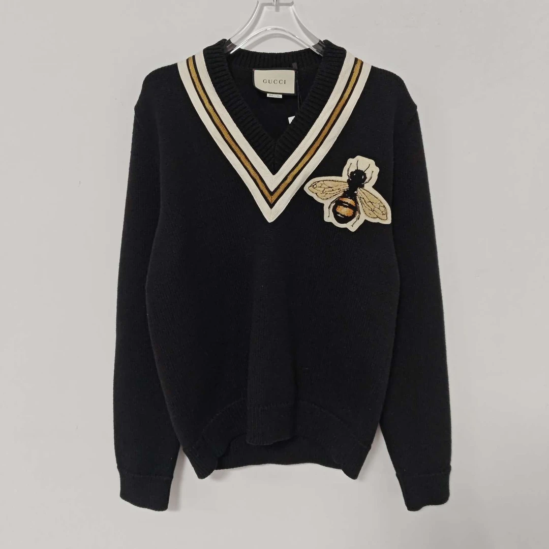 99新 GUCCI/古驰 RZ0502 gucci蜜蜂毛衣 xs 99新