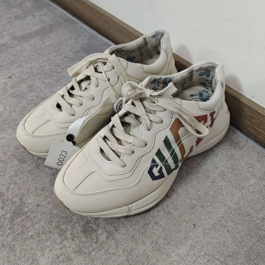95新 RZ0023 gucci闪粉老爹鞋 35.5 98新