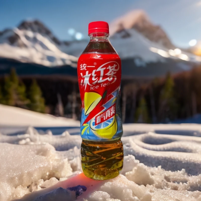 统一冰红茶500ml*15瓶装整箱绿茶味低脂饮品柠檬味果味饮料1L*8瓶