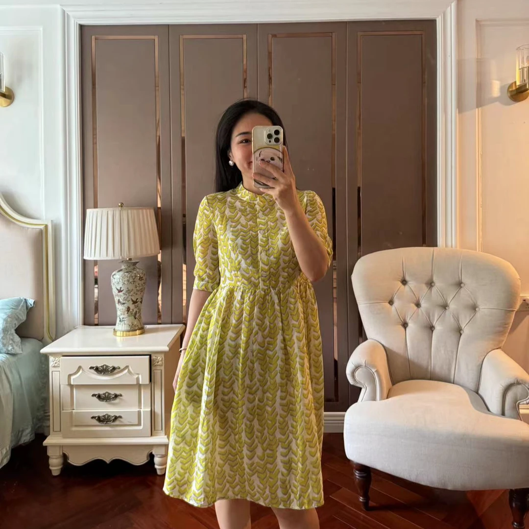 【Zoe轻奢】夏日度假 · 法式浪漫印花雪纺连衣裙240106