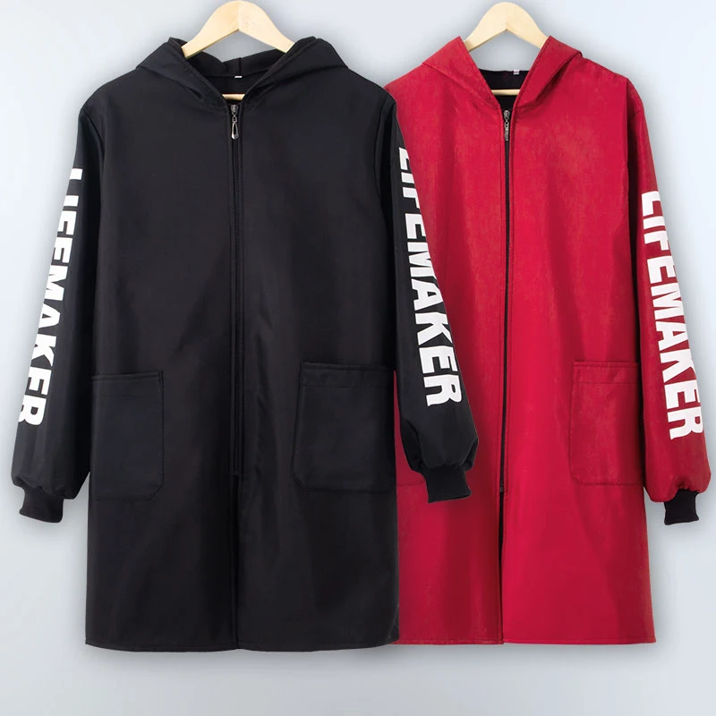 【2025】家用围裙男女通用款防脏外套长袖厨房专用罩衣加绒