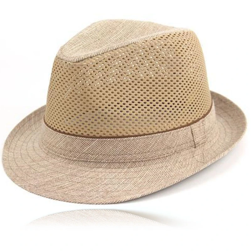 中老年帽子男春夏天爸爸透气遮阳帽户外休闲帽凉帽网眼老人帽礼帽