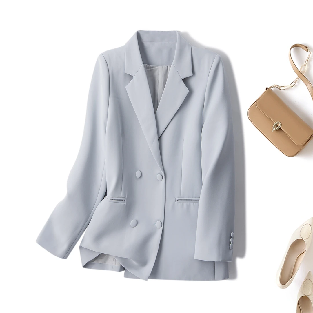 奥·邦奴 大码女装2025秋季新款高级感韩版气质显瘦百搭西装外套