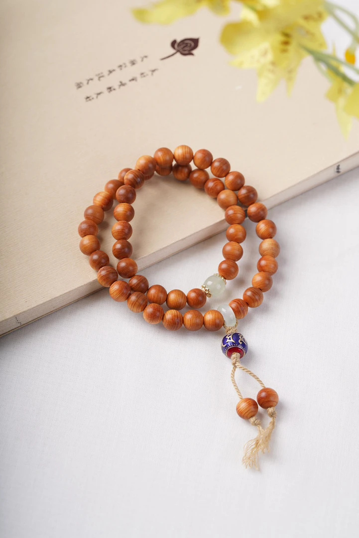 新款柏木 上新双圈柏木手串手链