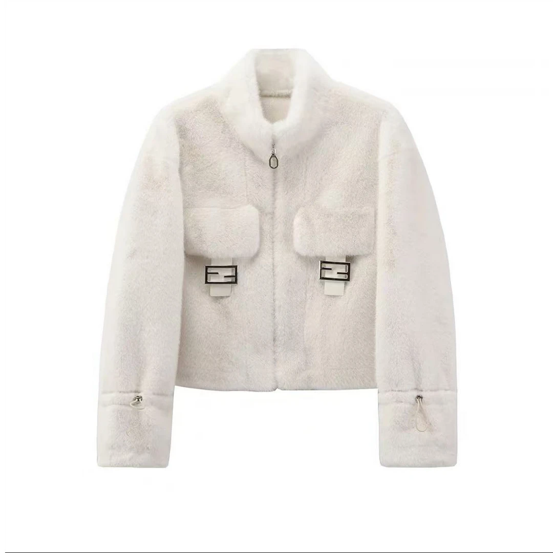 【TD服饰】外套秋冬厚外套女款短款时尚加厚外套