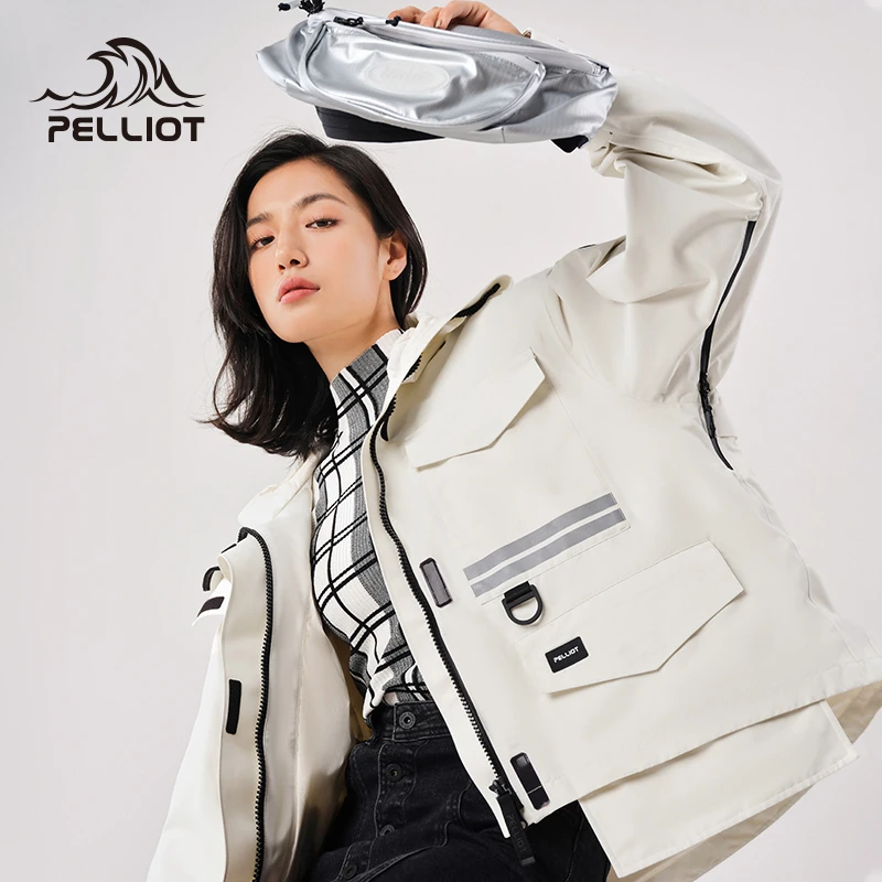 伯希和单层冲锋衣女户外24款秋冬季防风外套防水登山服/锋潮 Plus