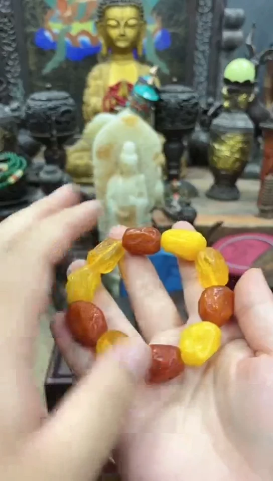 【闪购商品】蜜蜡手链未镶嵌楠专属哈哈哈哈哈