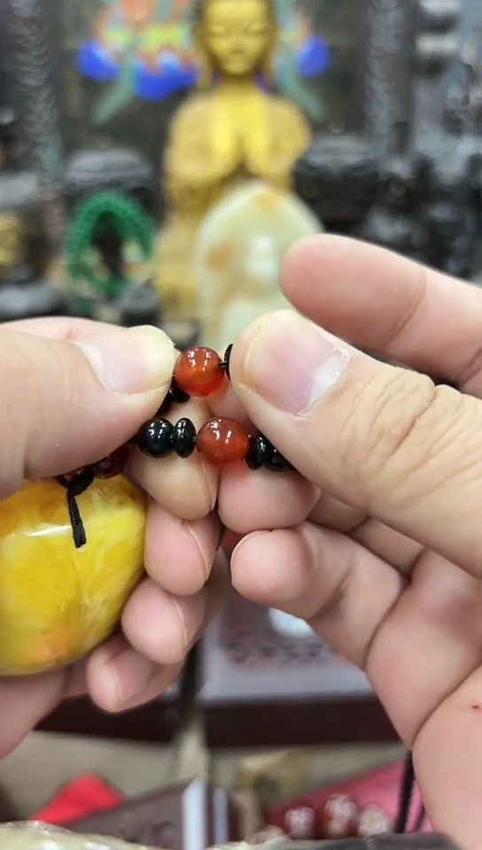 【闪购商品】蜜蜡手链未镶嵌楠专属哈哈哈哈哈