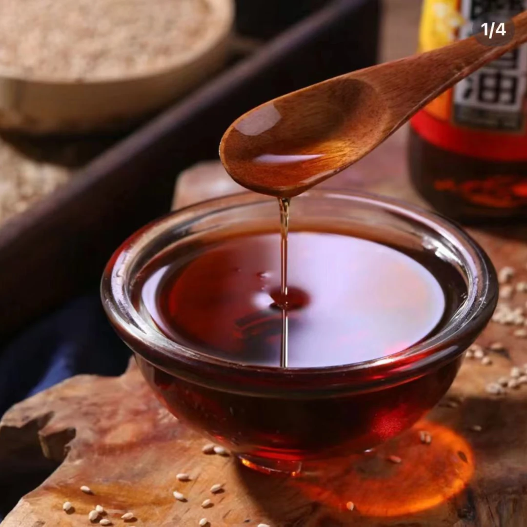 黑芝麻香油 小磨香油调味ab