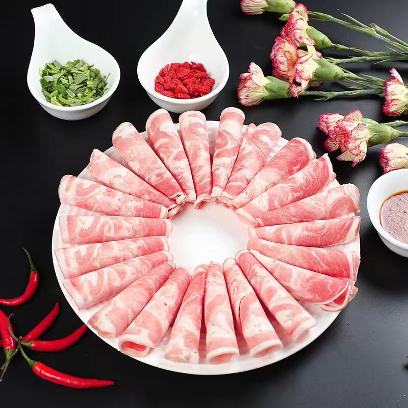 精品羔羊肉卷500g羊肉同城送火锅食材