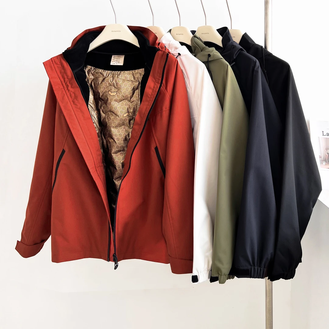 2024年新款喜马拉雅黑金90羽绒卫衣＋冲锋衣户外三合一冲锋衣