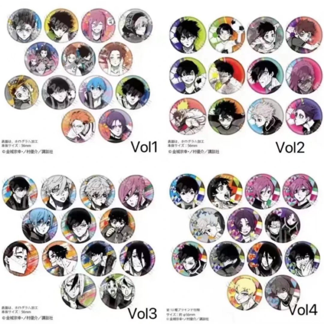 【蓝色监狱】原画玻璃闪吧唧 徽章 日谷 正版 盲盒