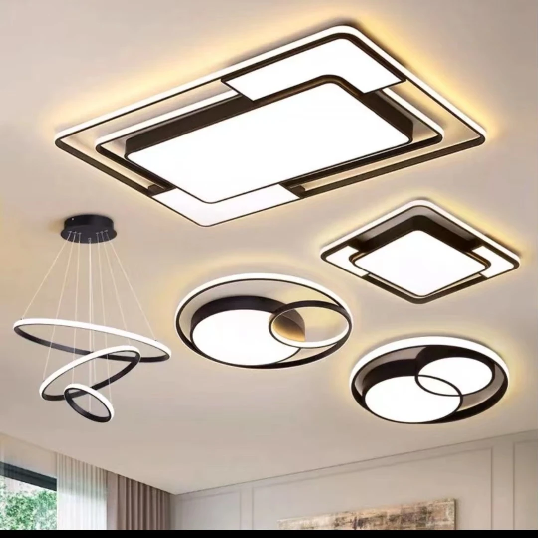 客厅吸顶灯简约现代大气全屋灯具套餐中山灯具批发家用北欧灯具