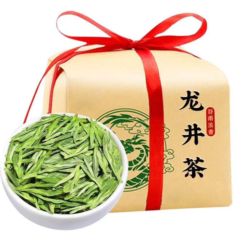 正宗杭州龙井茶浙江明前高山龙井浓香型豆香型批发
