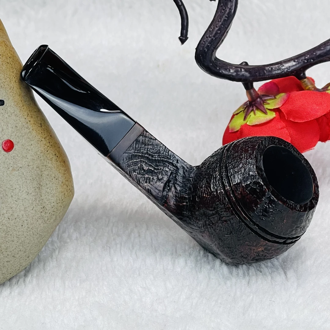 8424棕色喷砂暖鼻牛头3毫米烟具