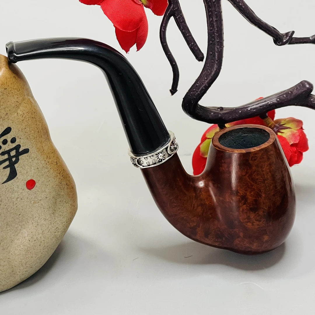 3112光面淡淡的忧伤大弯叼斗3毫米烟具