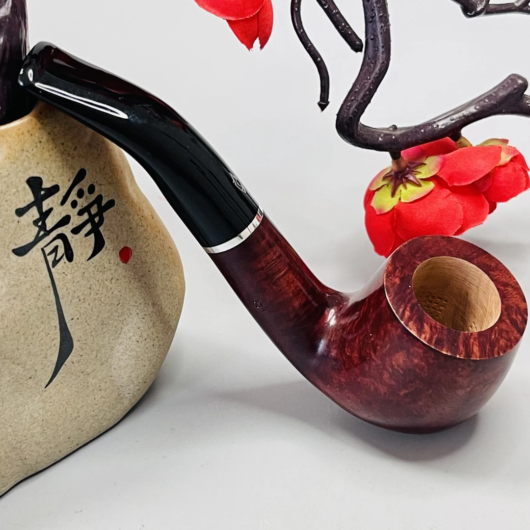 601意大利沙芬光面口袋斗30年老料9毫米烟具
