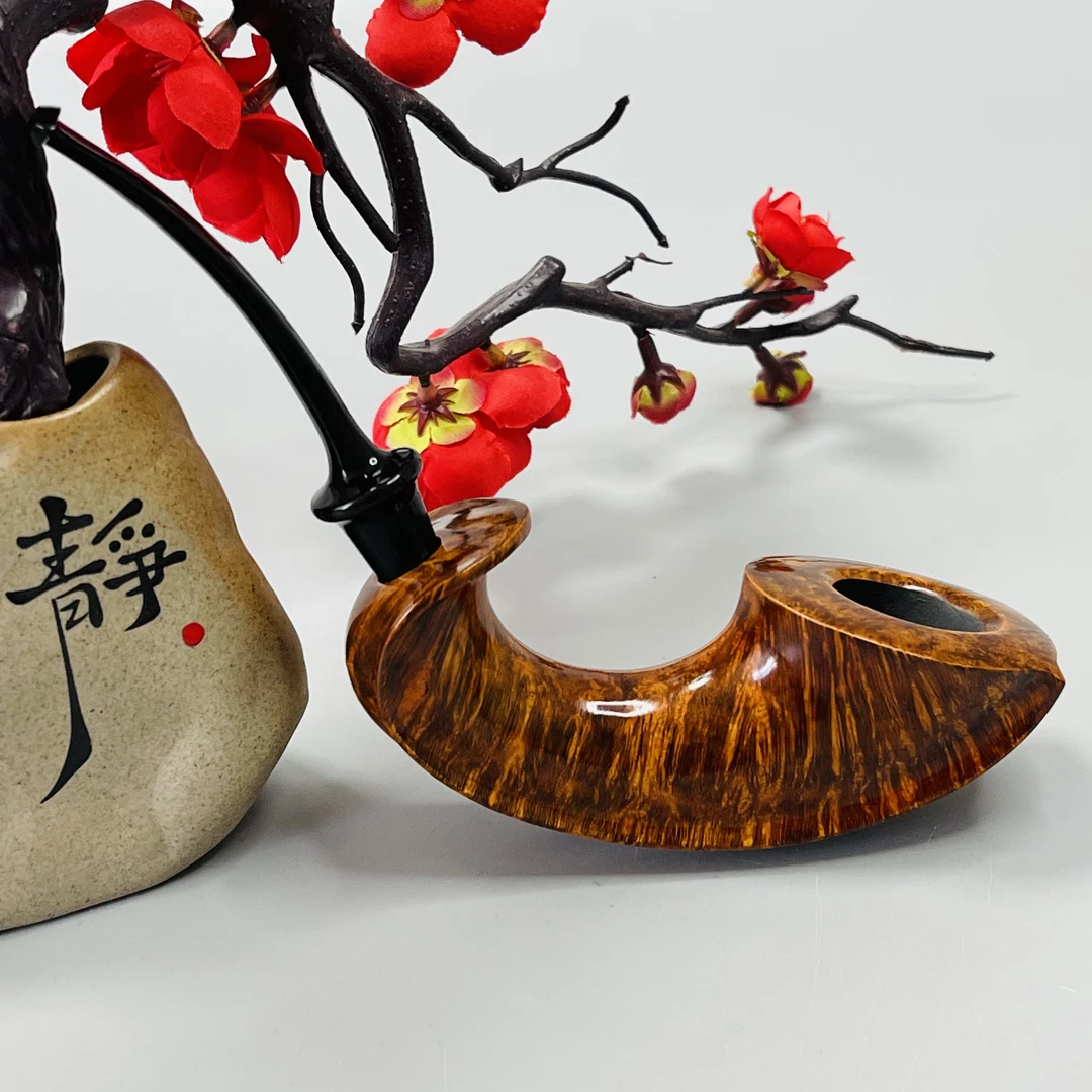 8609经典光面黄金对比色飞龙款3毫米烟具(口径19.5深44长 180)