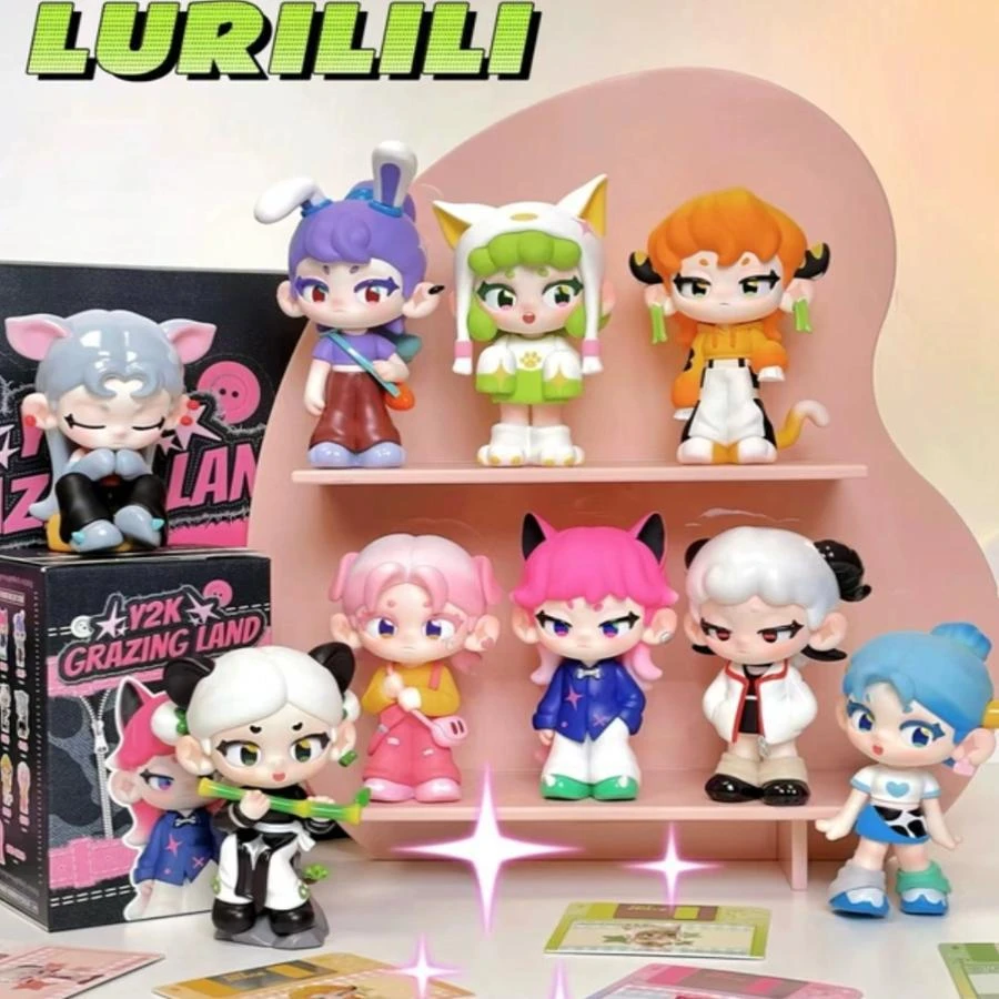 【拆盒】璐粒粒千禧牧场盲盒可爱女生日礼物网红手办公仔桌面摆件