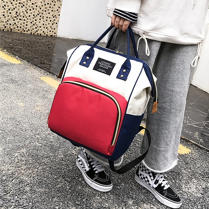 妈咪包多功能双肩背包宝妈手提外出孕妇待产母婴包