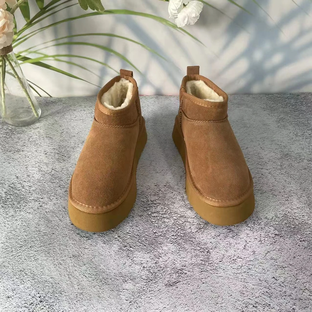 小强家女鞋 HG时尚百搭雪地靴（H106-7-1）《HG22WI36-XT160》