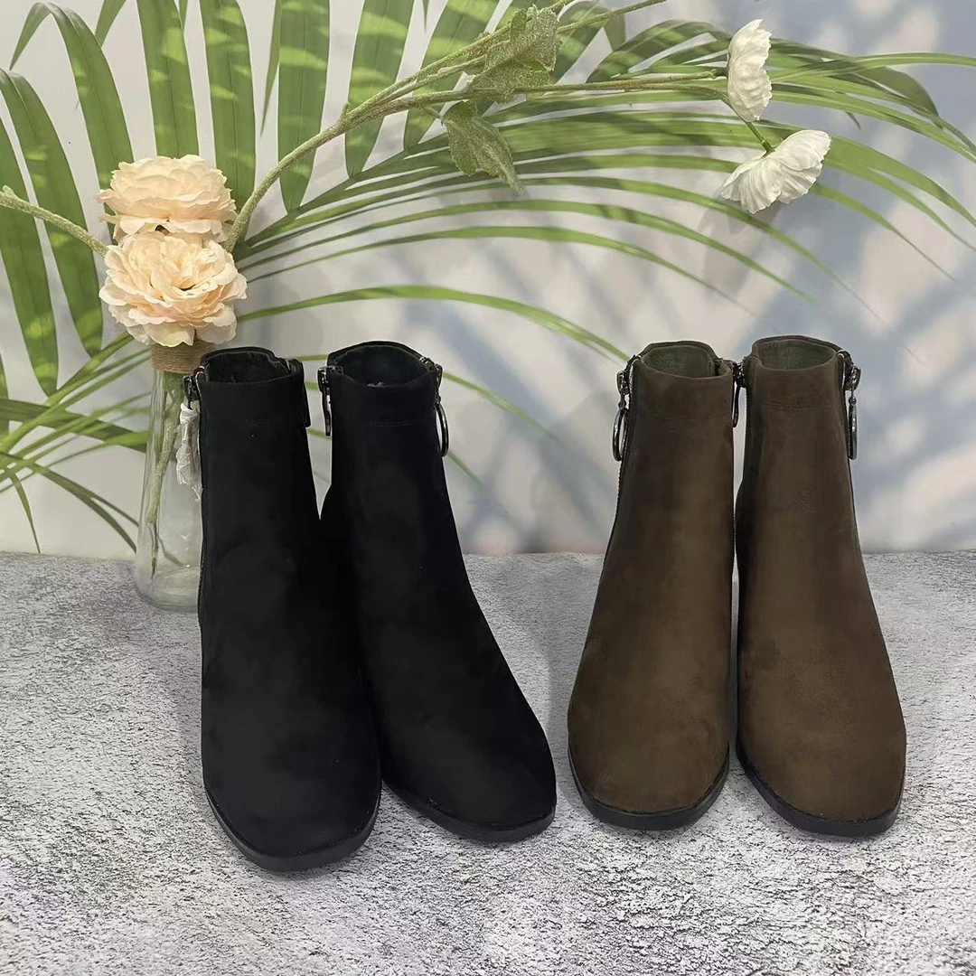 小强家女鞋新款秋冬百搭女绒鞋（k93-3-1）(C981323B)